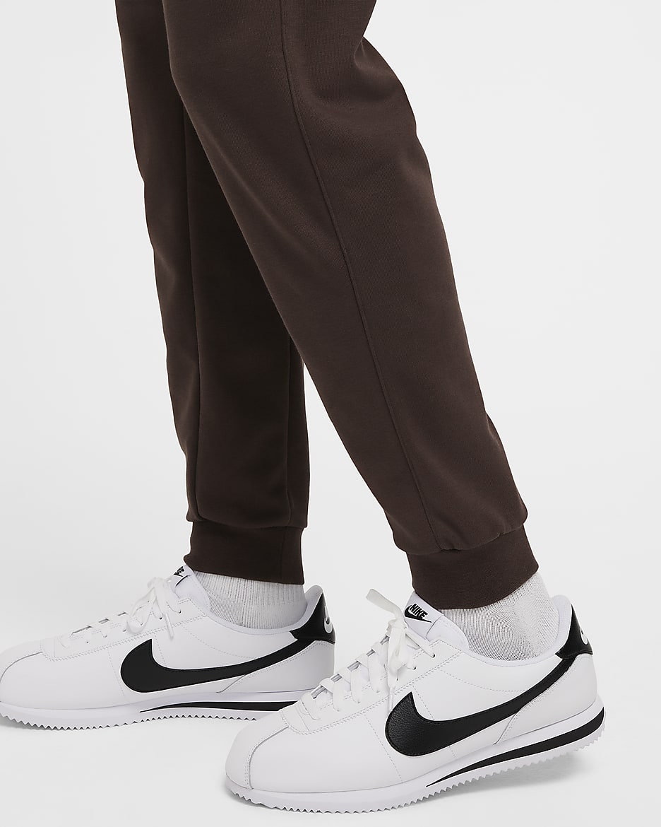 NikeCourt Heritage Men's French Terry Tennis Trousers - Baroque Brown