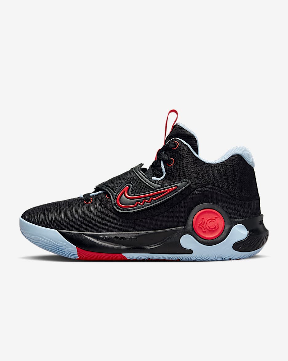 KD Trey 5 X EP Basketball Shoes - Black/Light Crimson/Royal Tint