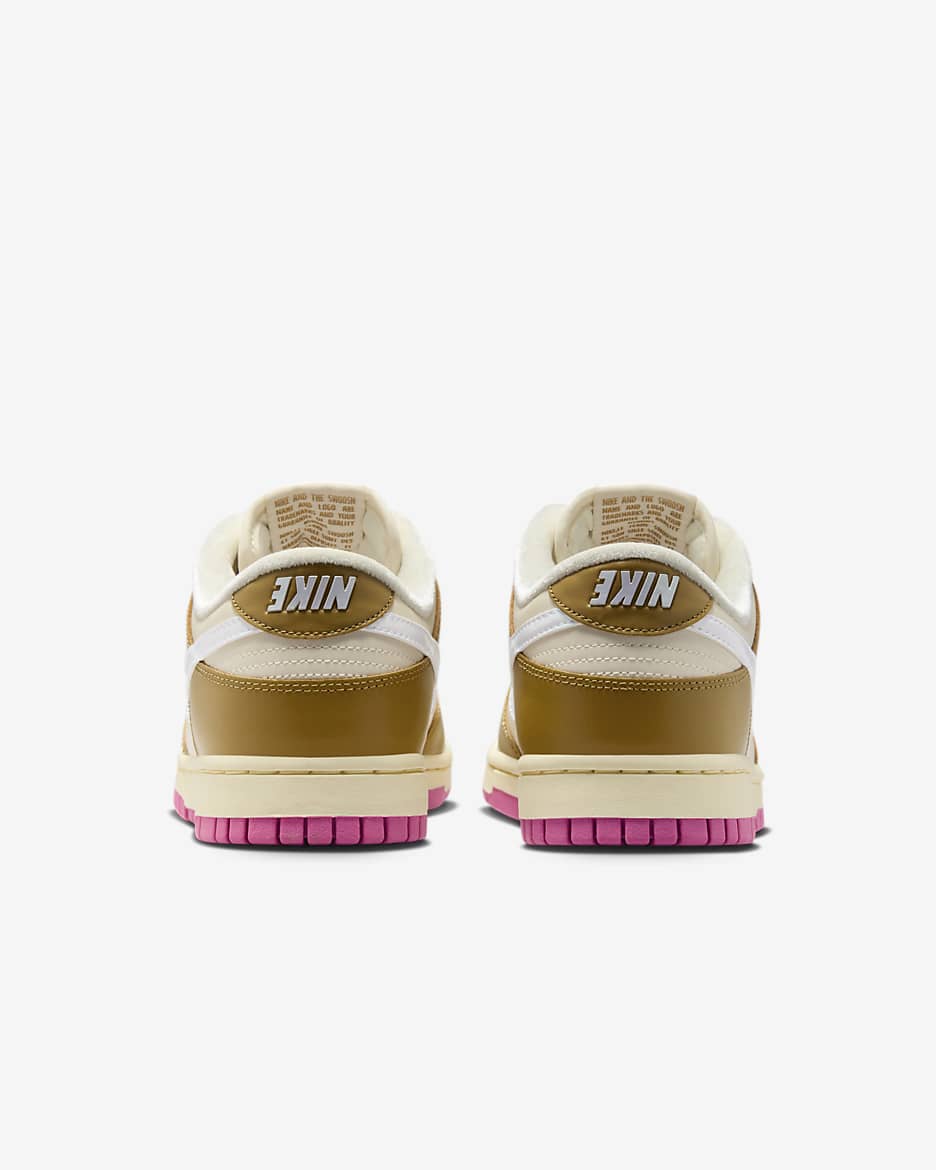 Nike Dunk Low SE Women's Shoes - Bronzine/Playful Pink/Alabaster/Coconut Milk