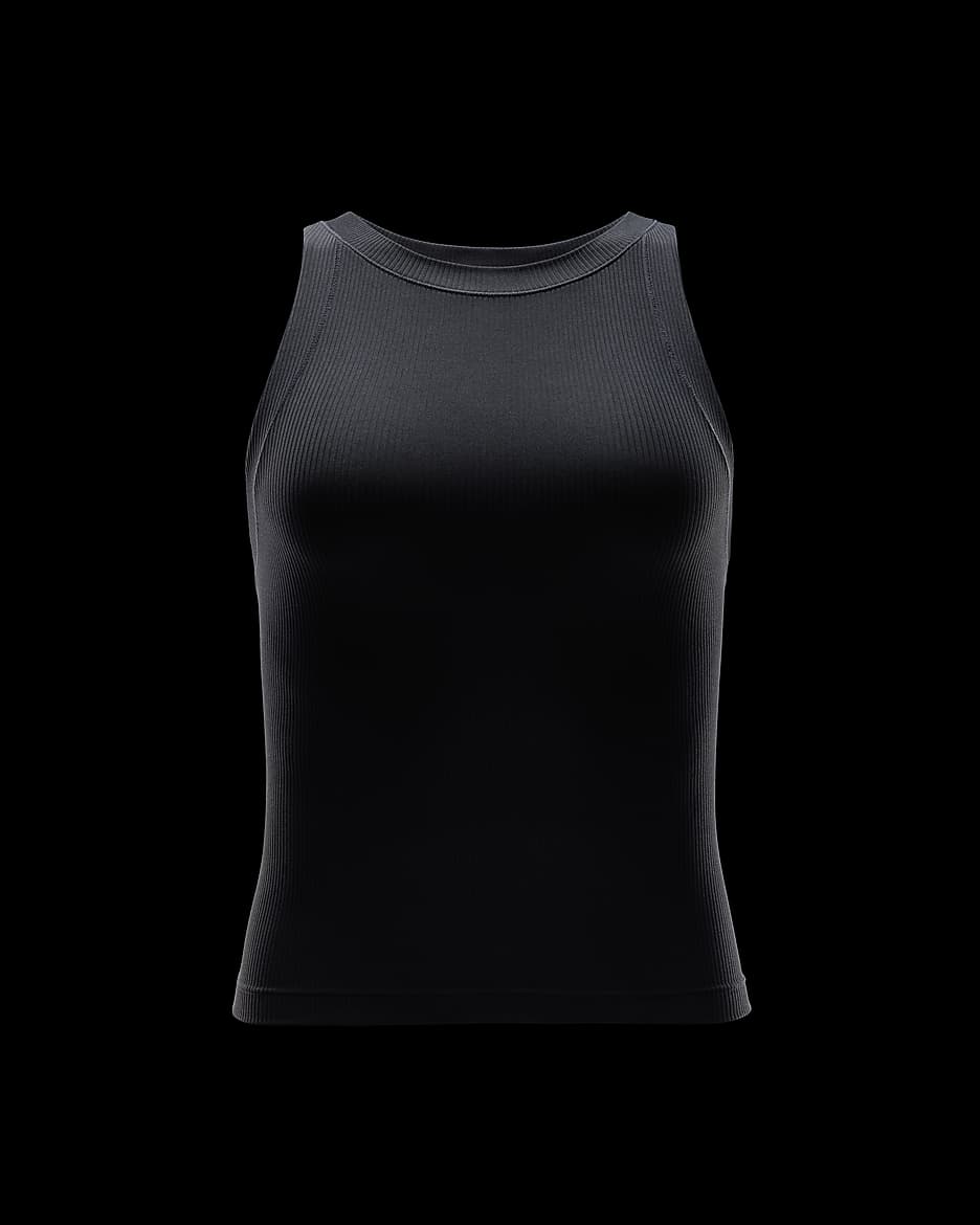 Nike Zenvy Rib Dri-FIT Tanktop (Damen) - Schwarz