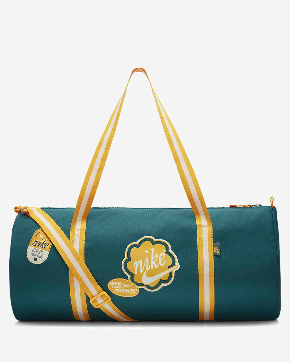 Nike Heritage Duffel Bag (30L) - Geode Teal/Sundial/Sundial