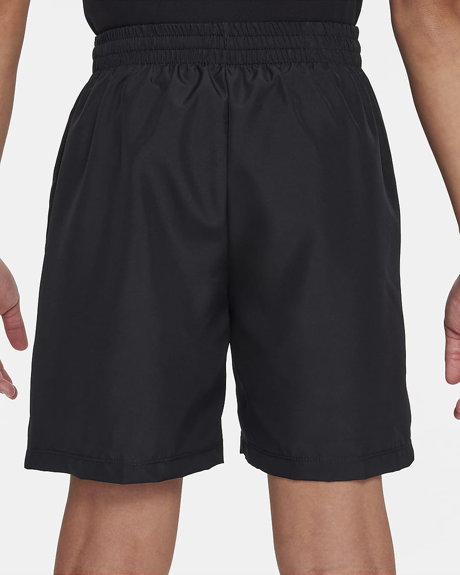 Nike Multi Older Kids' (Boys') Dri-FIT Woven Shorts - Black/Black