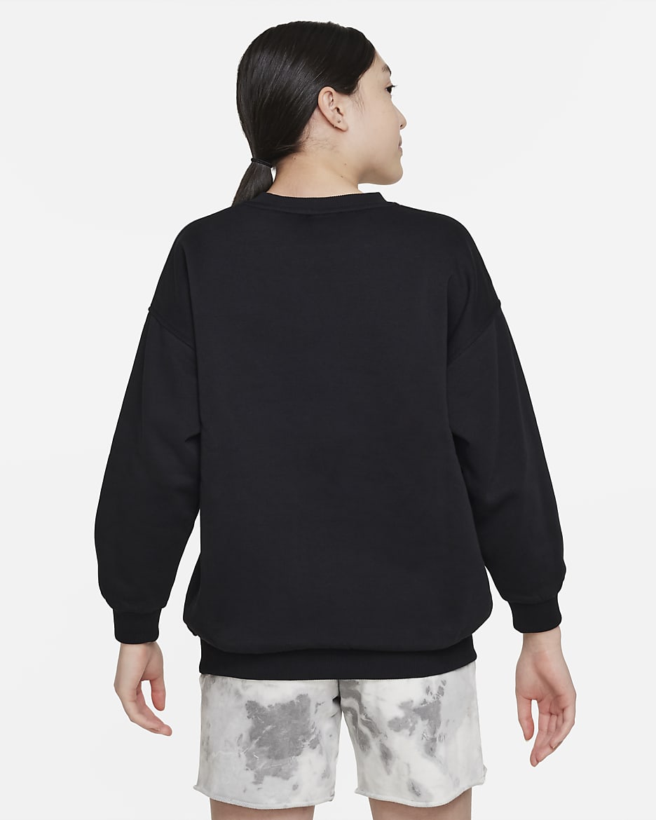 Nike Sportswear Club Fleece Dessuadora oversized - Nen/a - Negre/Blanc