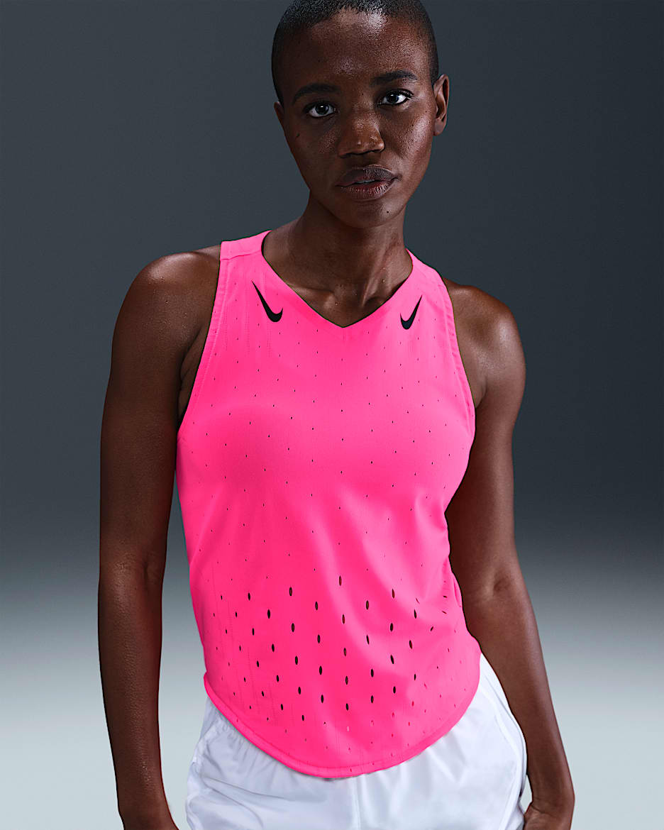 Nike AeroSwift Women's Dri-FIT ADV Running Vest - Hyper Pink/Black
