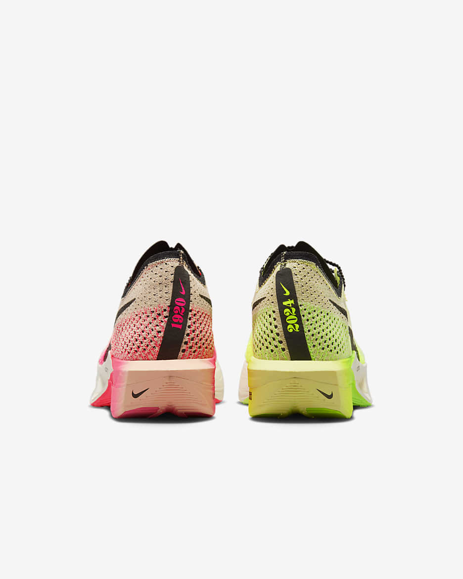 Tenis de correr en carretera para hombre Nike Vaporfly 3 - Verde luminoso/Tinte carmesí/Volt/Negro