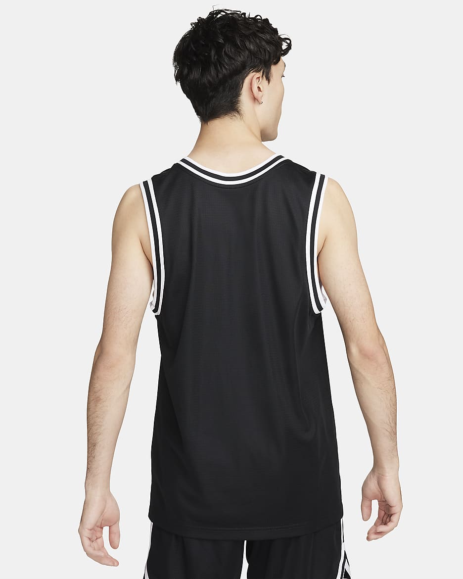 Nike DNA Men's Dri-FIT Basketball Jersey - Black/White