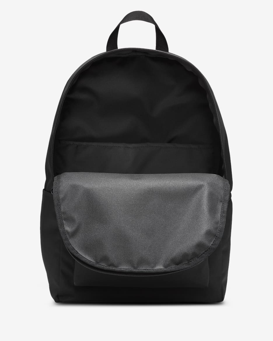 Nike Heritage Backpack (25L) - Black/Black/Stadium Green