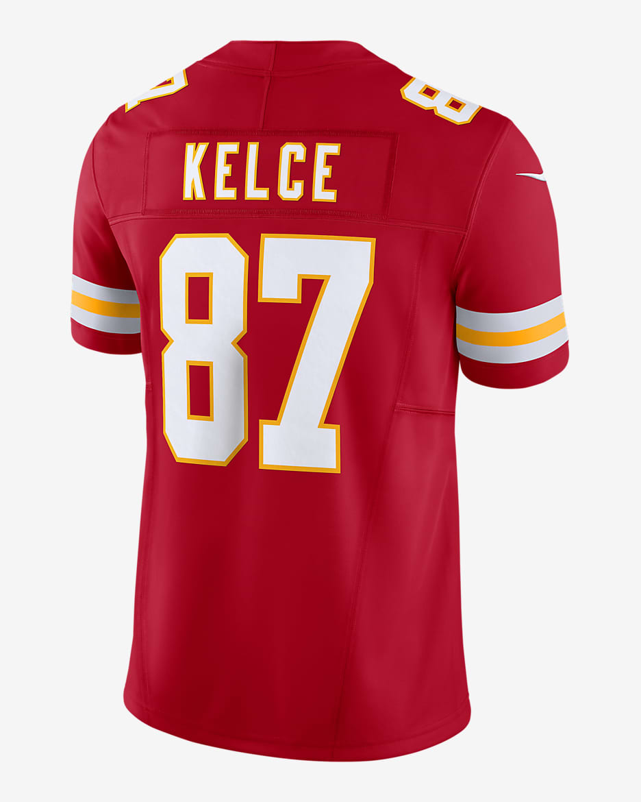 Jersey de fútbol americano Nike Dri-FIT de la NFL Limited para hombre Travis Kelce Kansas City Chiefs - Rojo