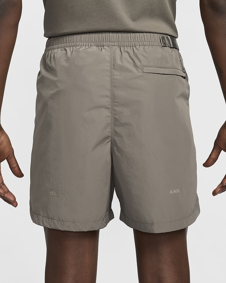 NOCTA Cardinal Nylonshorts - Olive Grey/Moon Fossil/Moon Fossil