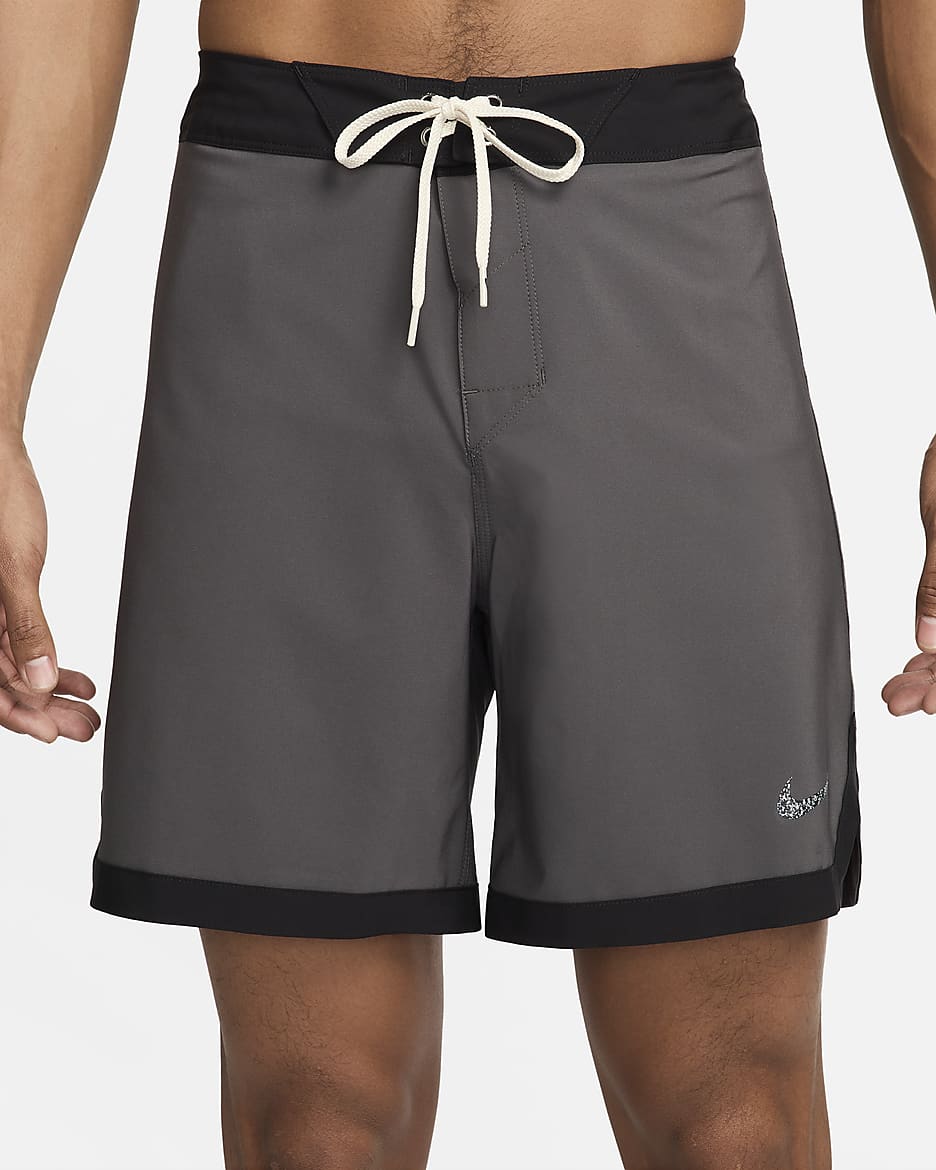 Nike Swim Offshore Men's 7" Board Shorts - Iron Grey/Black