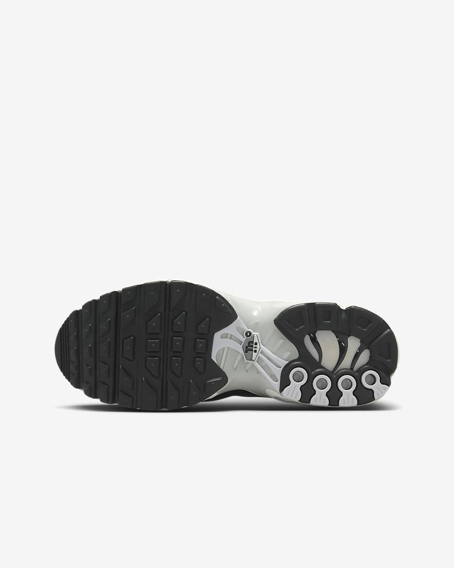 Nike Air Max Plus Sabatilles - Nen/a - Negre/Blanc/Sail/Metallic Cool Grey