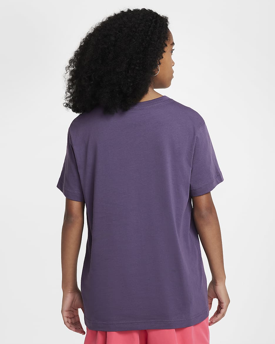 Nike Sportswear Mädchen-T-Shirt - Dark Raisin