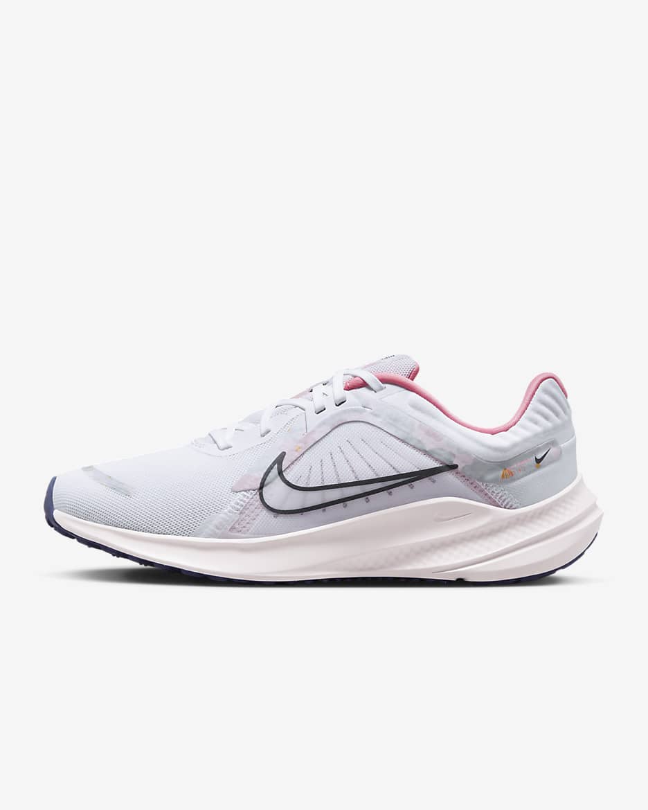 Nike Quest 5 Premium Women's Road Running Shoes - White/Pearl Pink/Coral Chalk/Midnight Navy