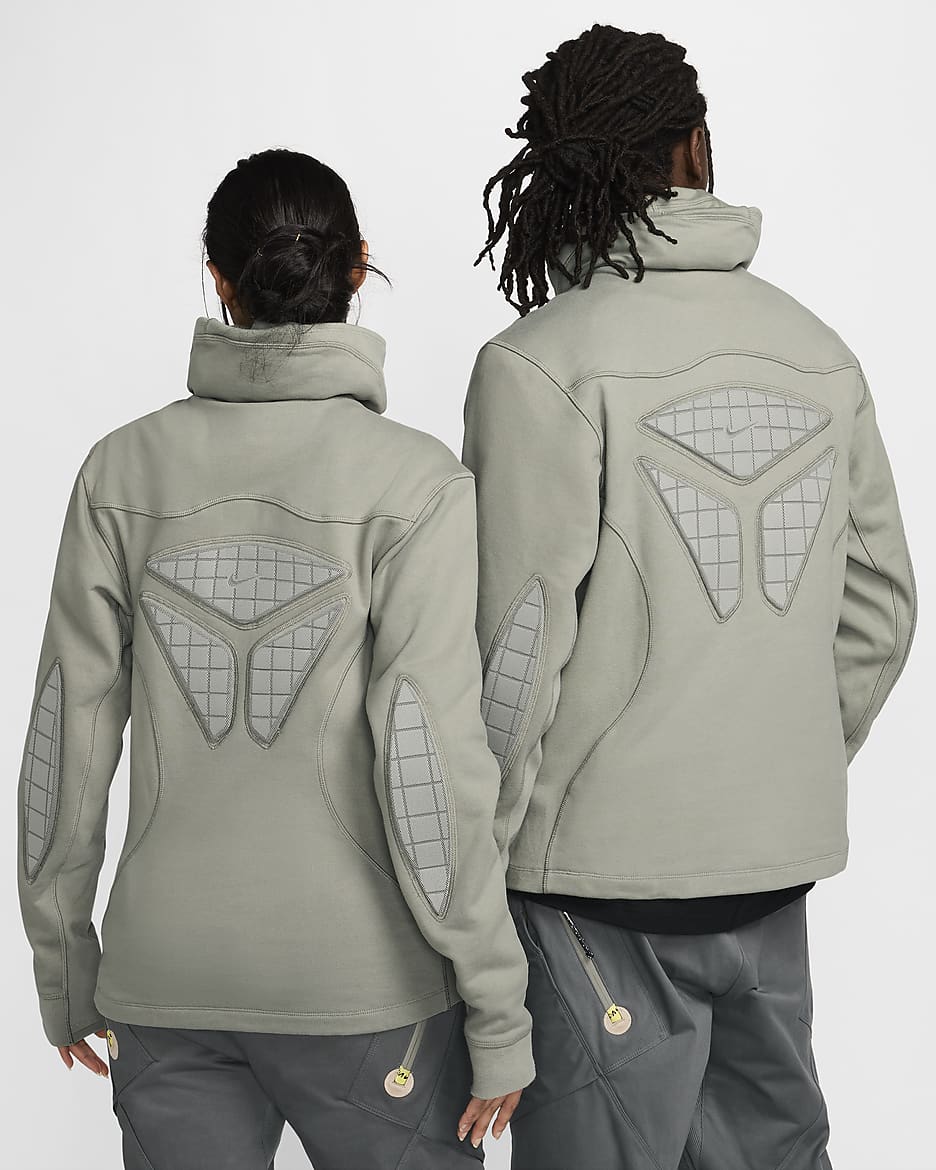 Nike ISPA Hoodie - Dark Stucco/Dark Stucco/Opti Yellow