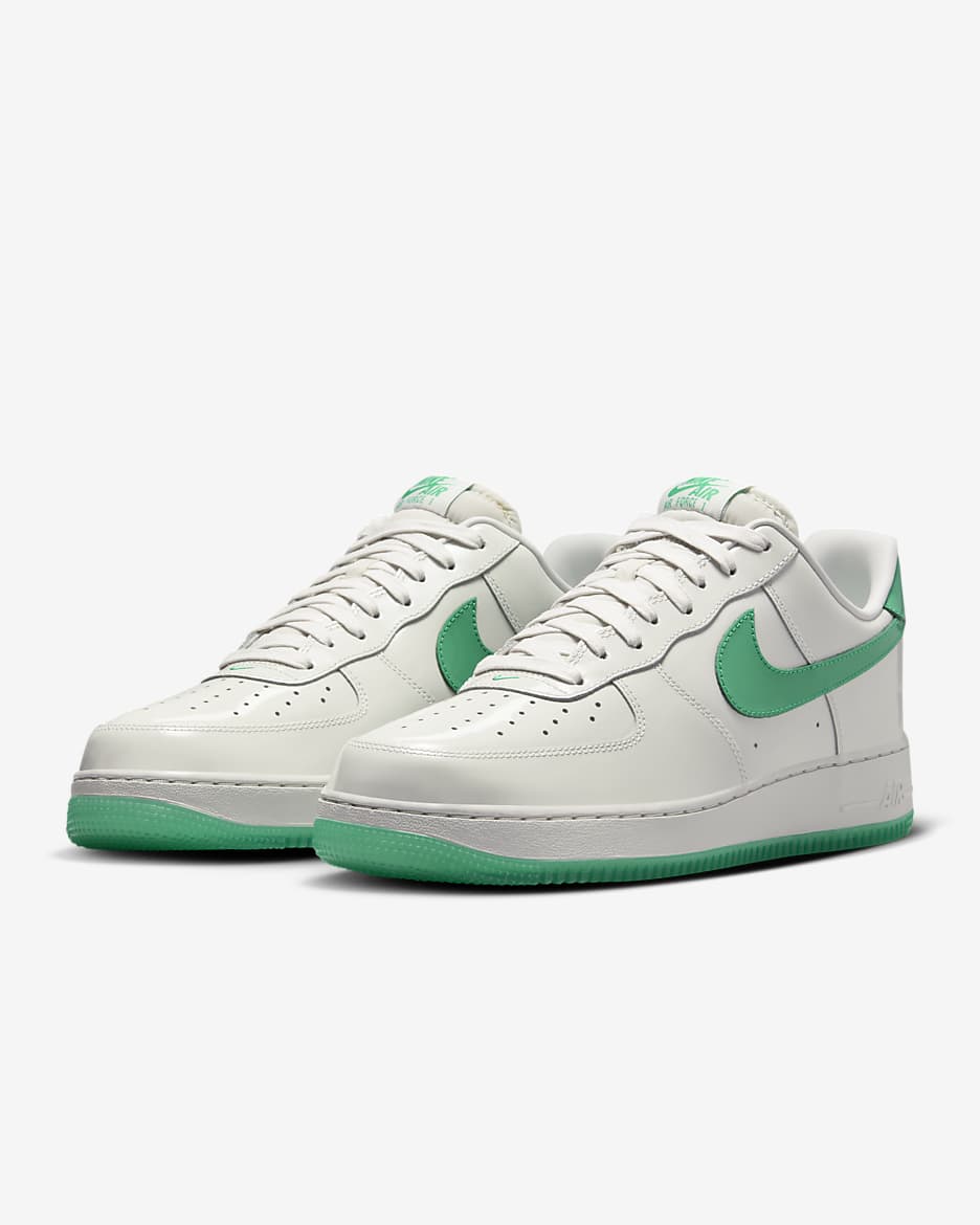 Nike Air Force 1 '07 Premium Zapatillas - Hombre - Platinum Tint/Stadium Green