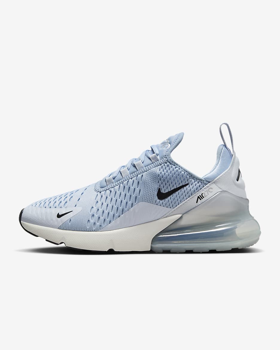 Nike Air Max 270 Women's Shoes - Light Armory Blue/Football Grey/Summit White/Black