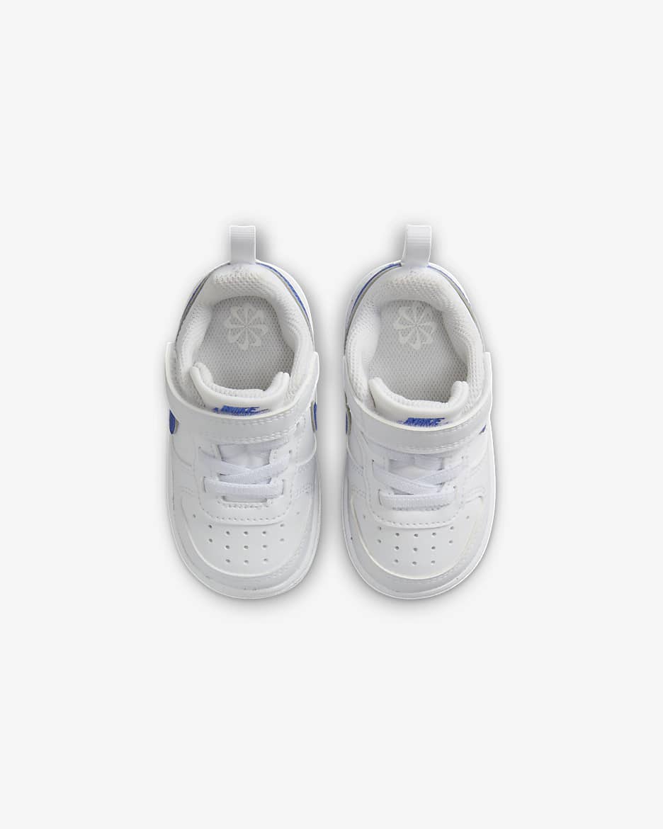 Nike Court Borough Low Recraft Baby/Toddler Shoes - White/Hyper Royal