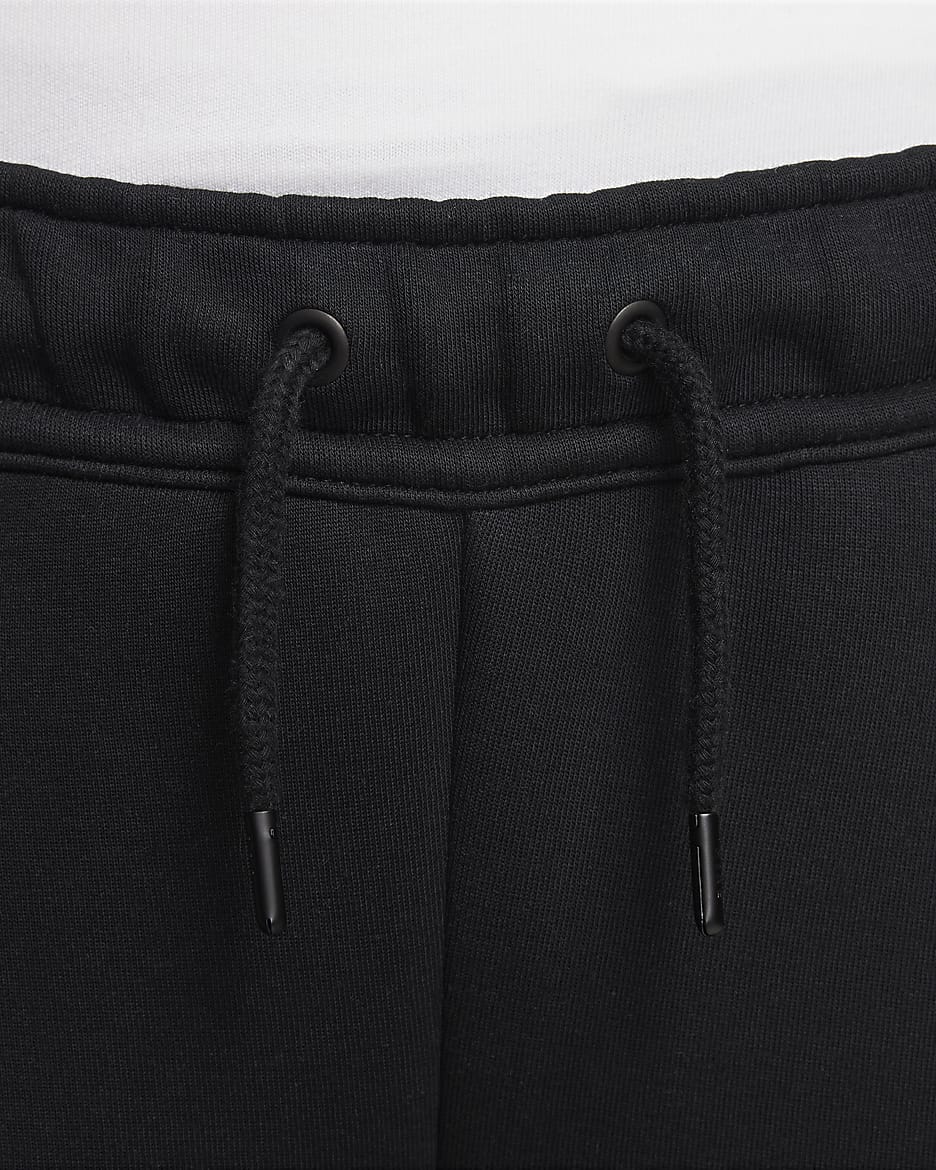 Nike Sportswear Tech Fleece Older Kids' (Boys') Trousers - Black/Black/Black