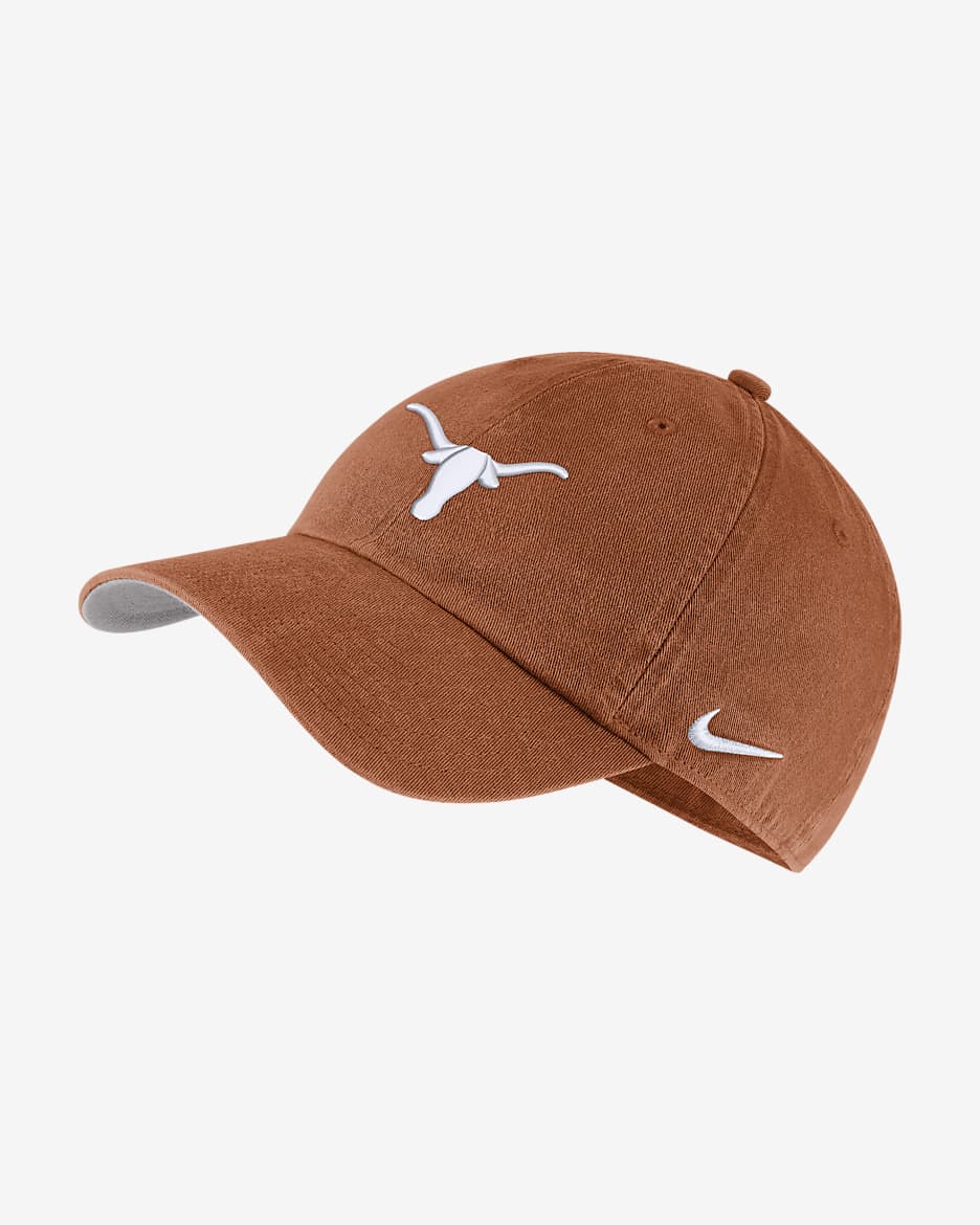Gorra Nike College Heritage86 (Texas) - Naranja desierto/Blanco