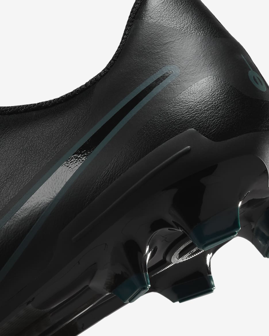 Chuteiras de futebol de perfil baixo multiterreno Nike Tiempo Legend 10 Club - Preto/Deep Jungle/Preto