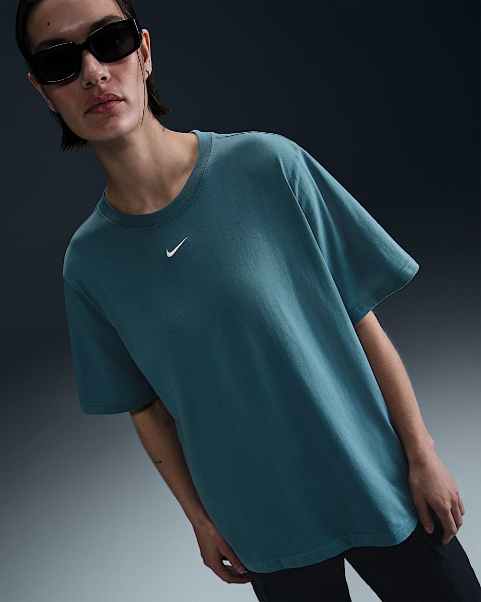 Nike Sportswear Essential Women's T-Shirt - Smokey Blue