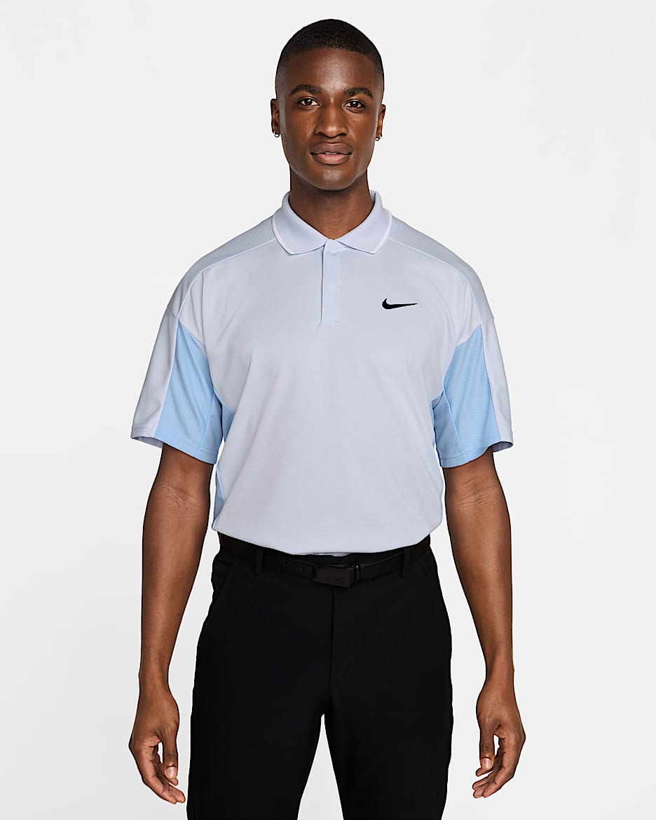 Polo de golf Dri-FIT para hombre Nike Golf Club - Gris fútbol/Azul psíquico/Azul psíquico/Negro