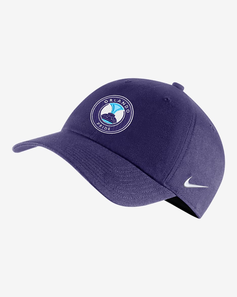 Gorra de fútbol Nike NWSL Orlando Pride Heritage86 - Morado