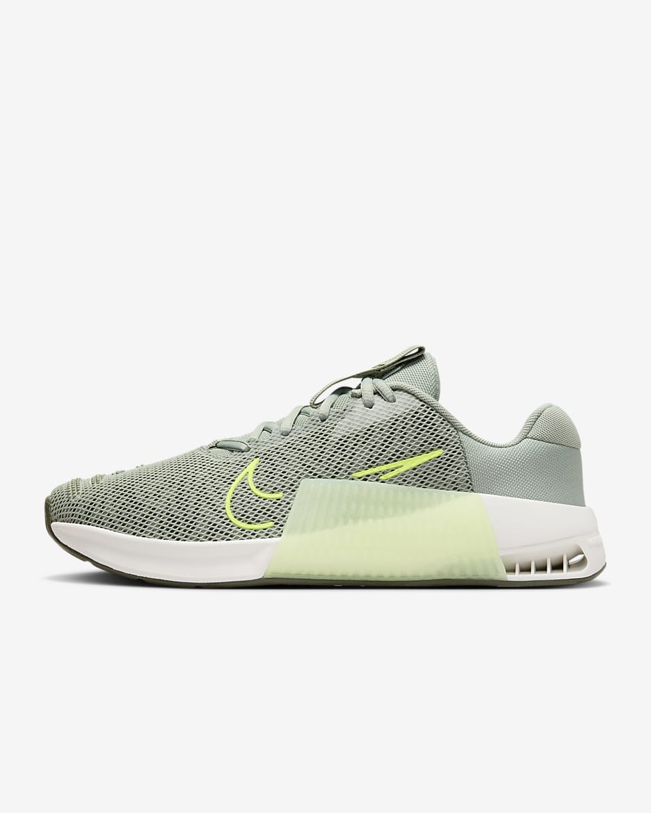 Nike Metcon 9 Premium Women's Workout Shoes - Barely Volt/Olive Aura/Cargo Khaki/Barely Volt