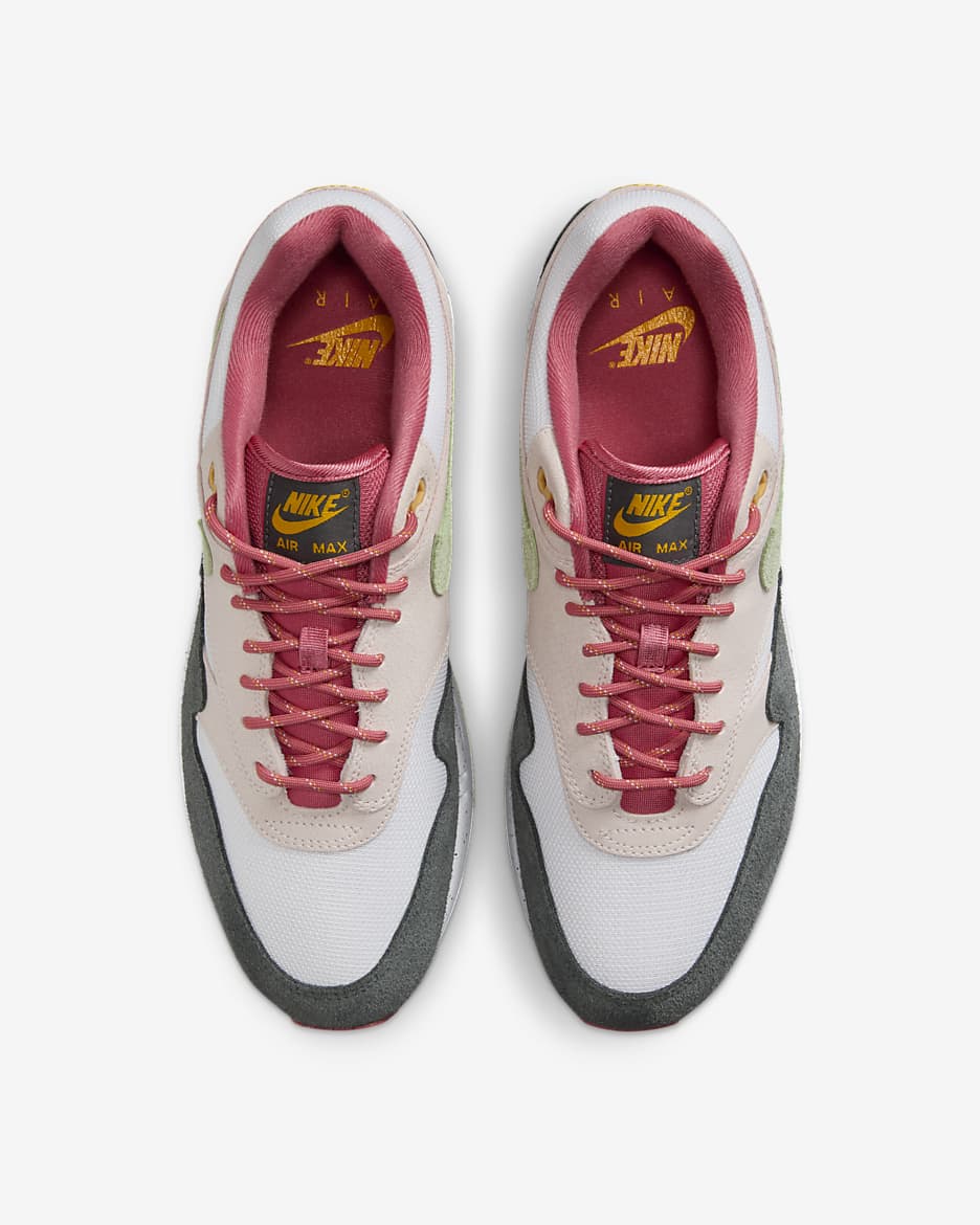 Nike Air Max 1 Men's Shoes - Light Soft Pink/Anthracite/Adobe/Vapor Green