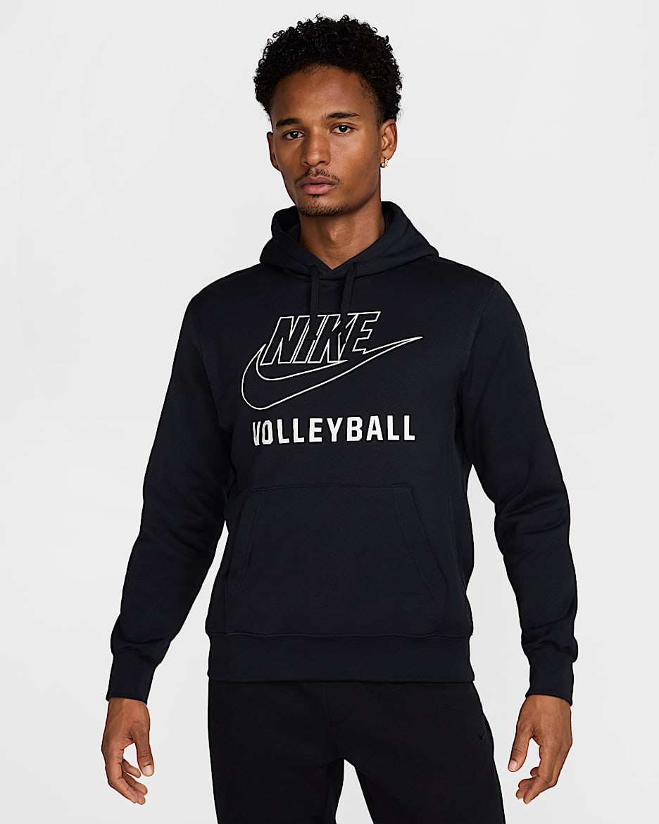 Nike Men's Volleyball Pullover Hoodie - Black