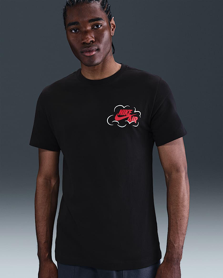Nike Sportswear Herren-T-Shirt - Schwarz/Weiß