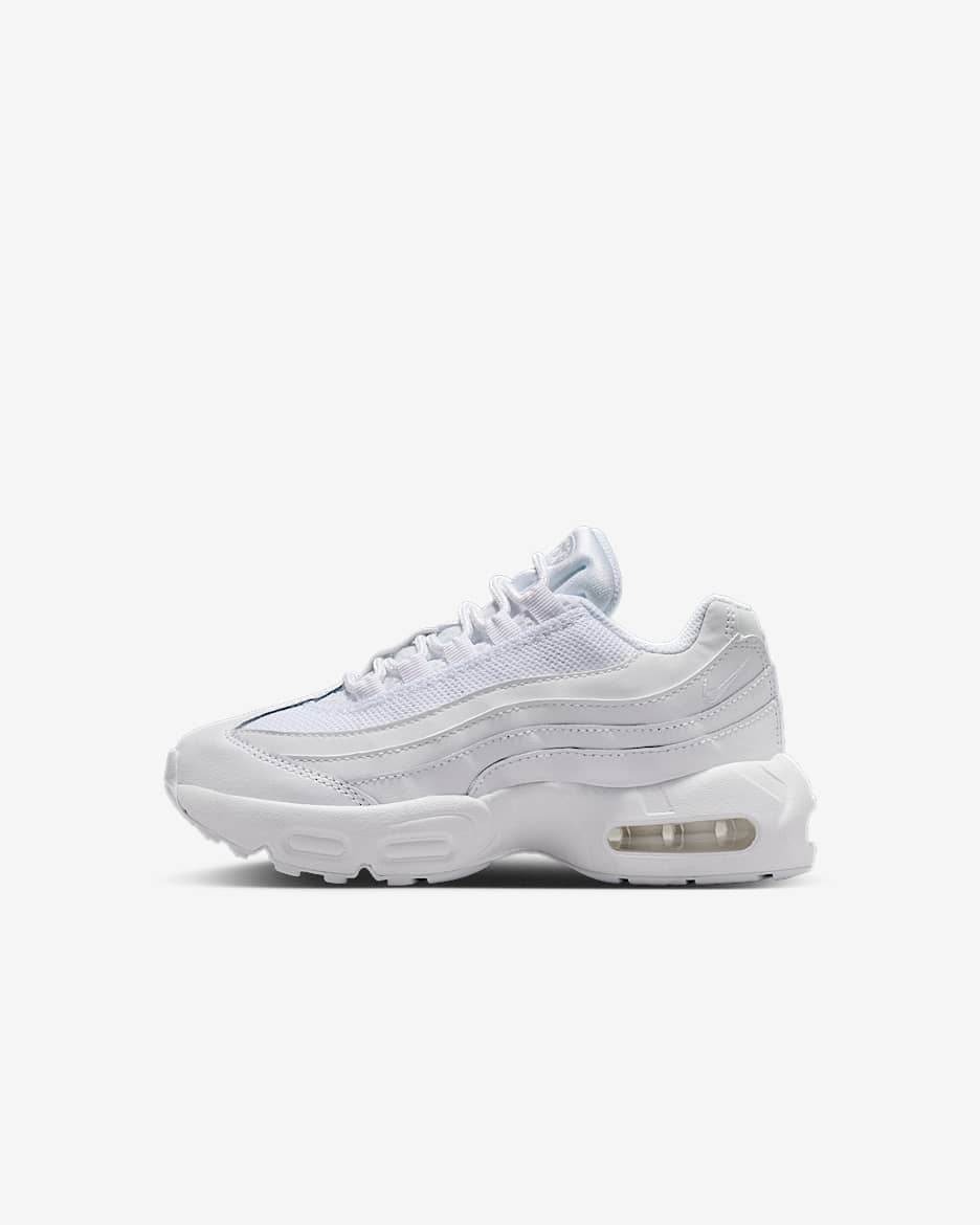 Chaussure Nike Air Max 95 Recraft pour enfant - Blanc/Blanc/Pure Platinum/Blanc