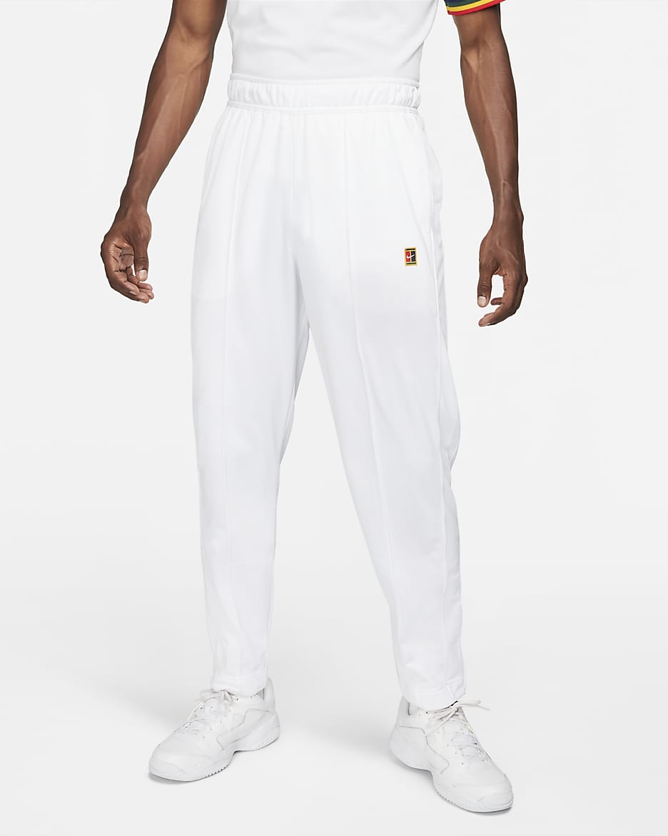 NikeCourt Men's Tennis Trousers - White/White/White