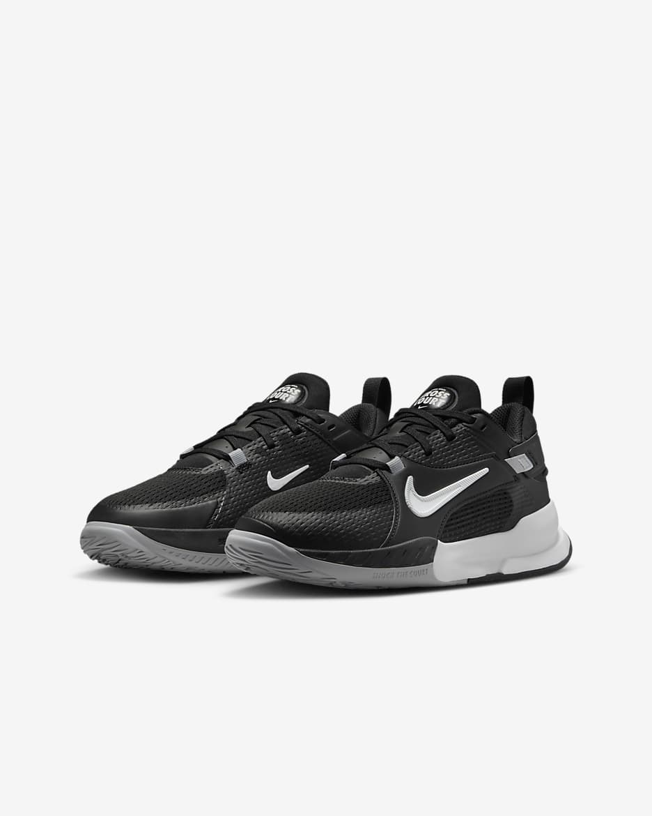 Chaussure Nike Crosscourt pour enfant/ado - Noir/Wolf Grey/Blanc