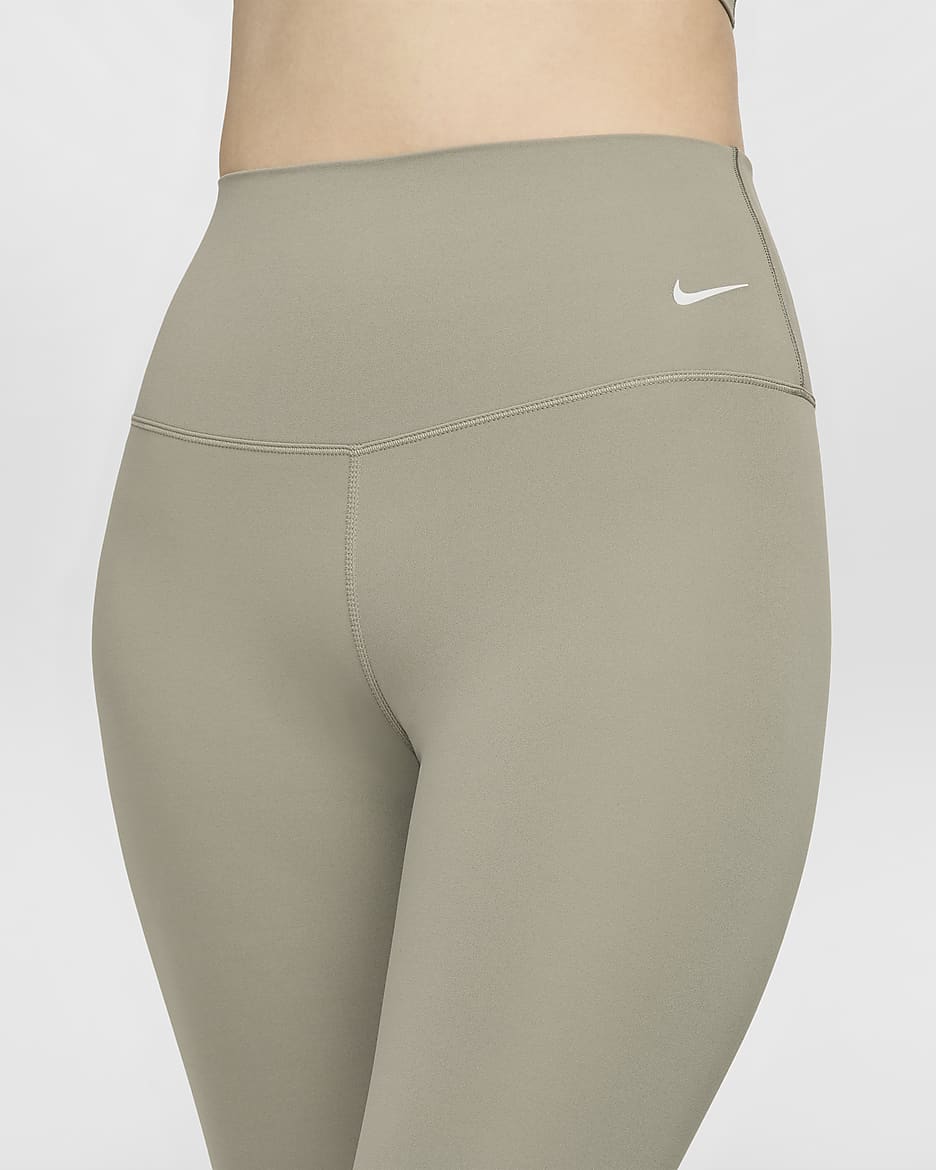 Nike Zenvy Women's Gentle-Support High-Waisted 7/8 Leggings - Light Army/Black