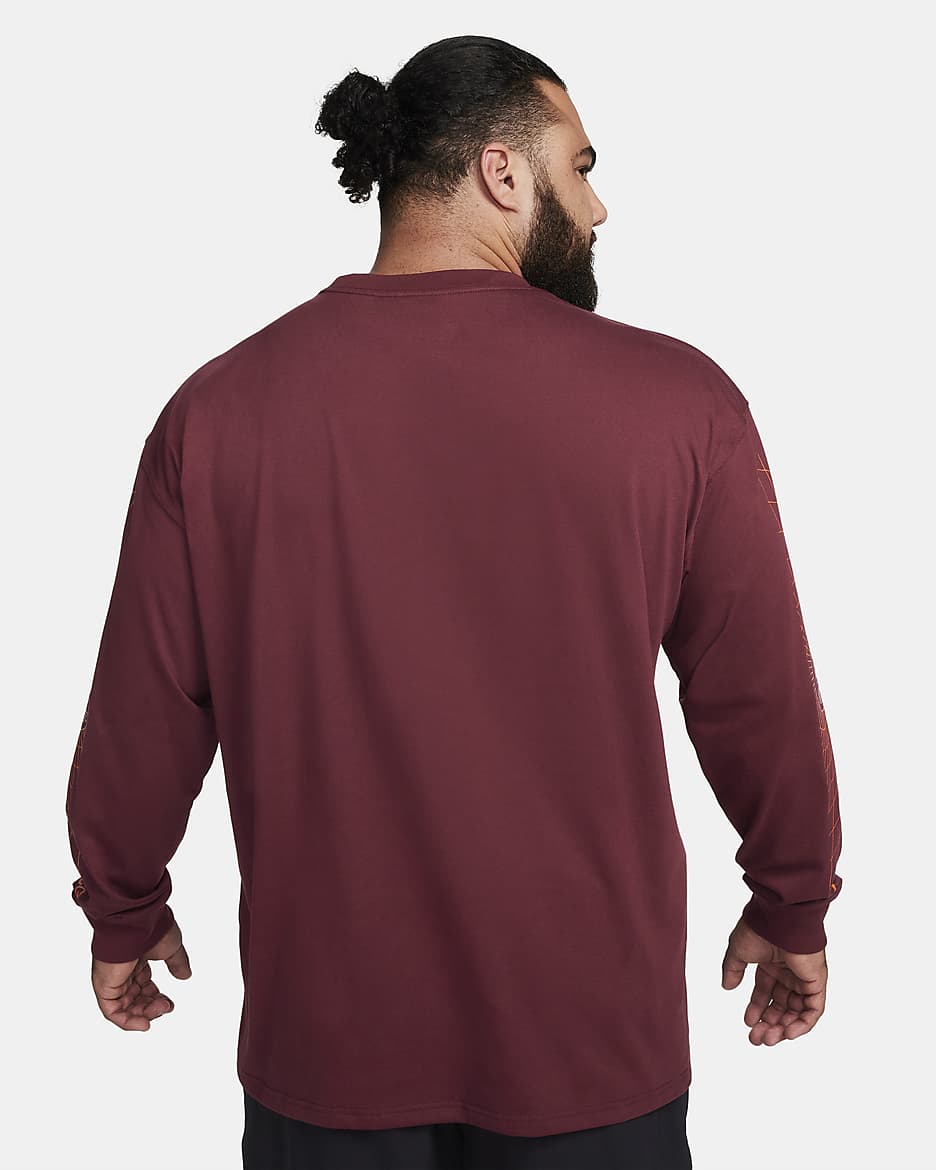 Nike ACG "Manhole" Men's Long-Sleeve T-Shirt - Night Maroon