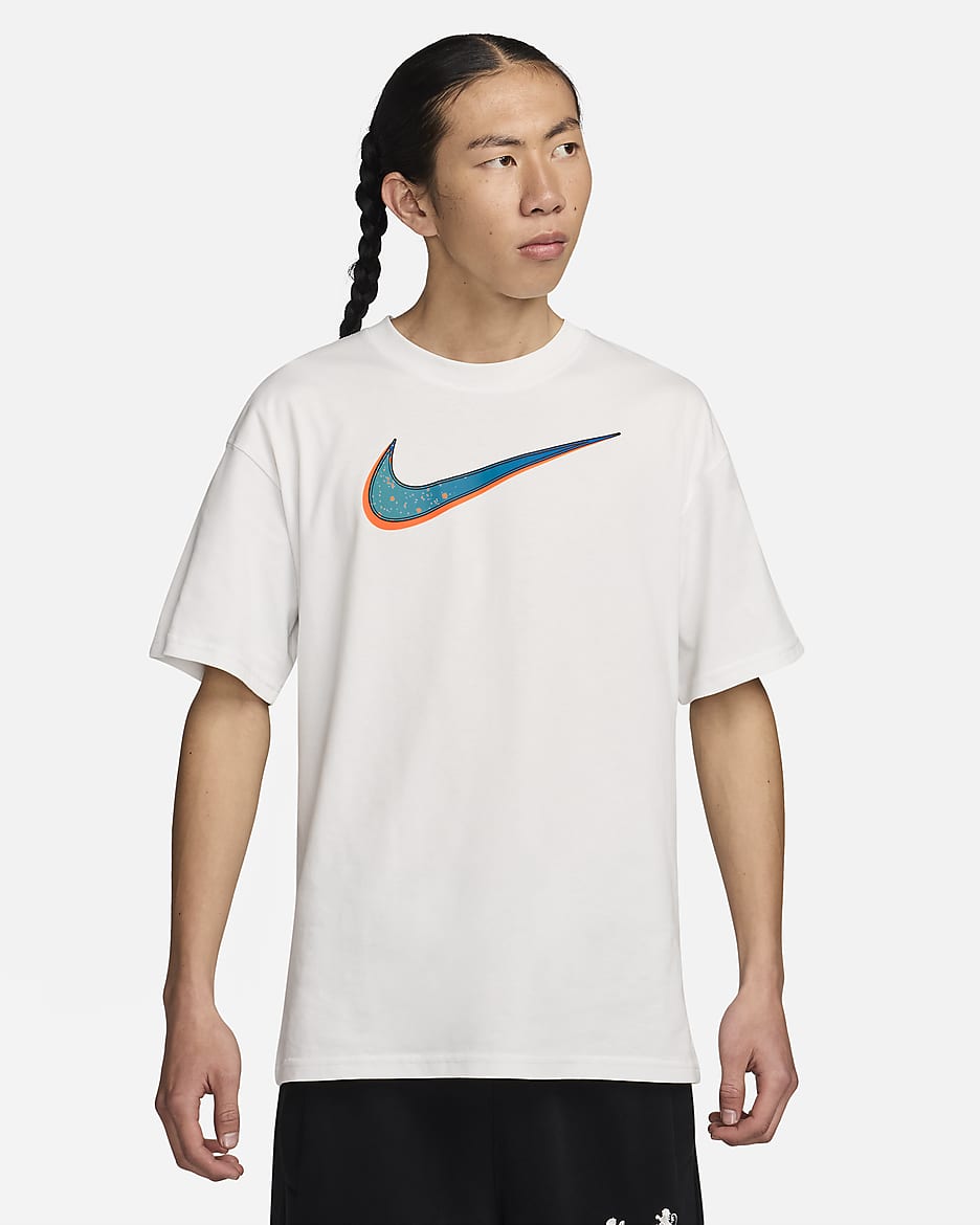 レブロン メンズ M90 バスケットボール Tシャツ - サミットホワイト