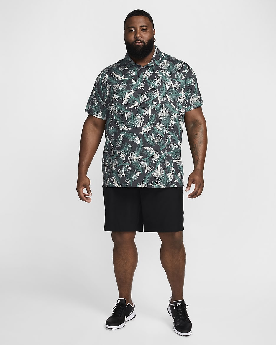 Golfpikétröja Nike Tour Dri-FIT för män - Bicoastal/Vit