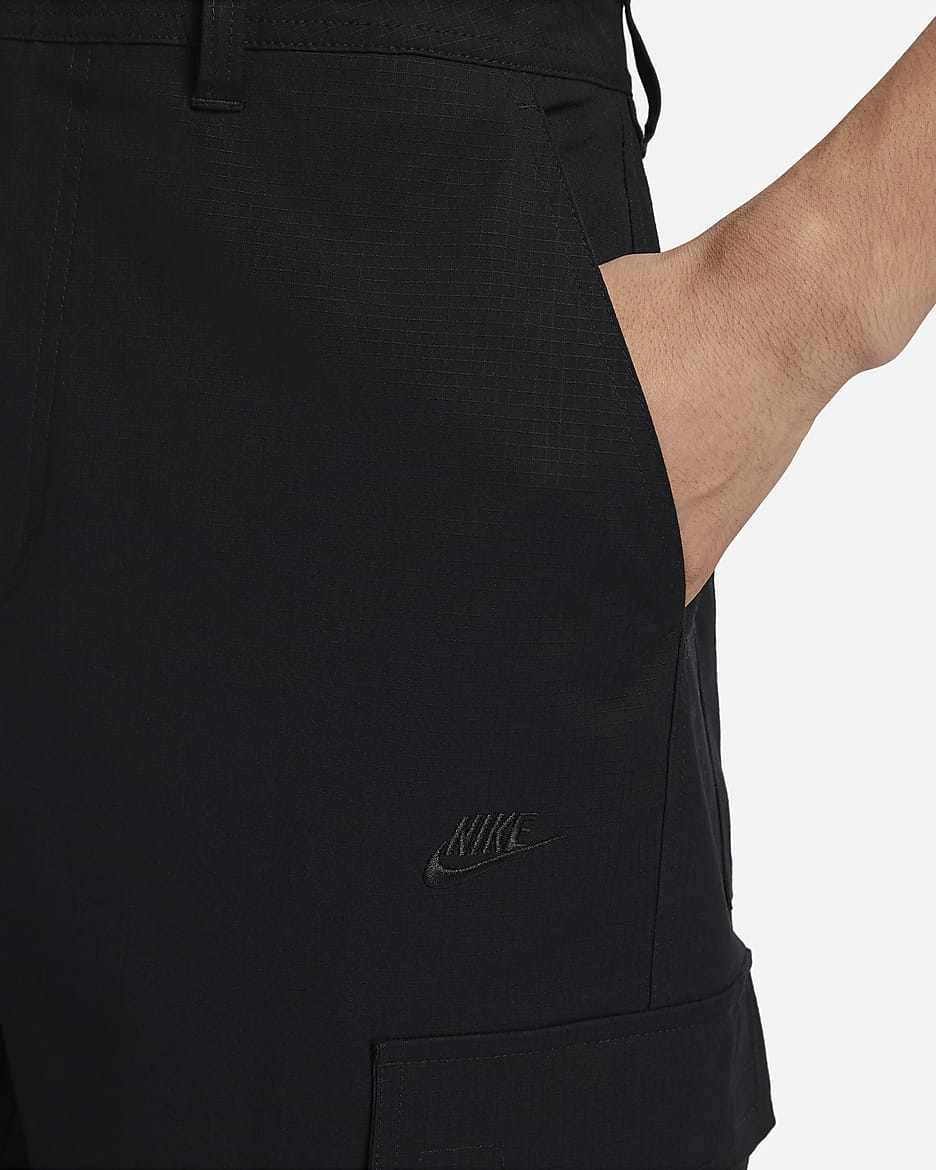 Nike Club Men's Cargo Trousers - Black/Black