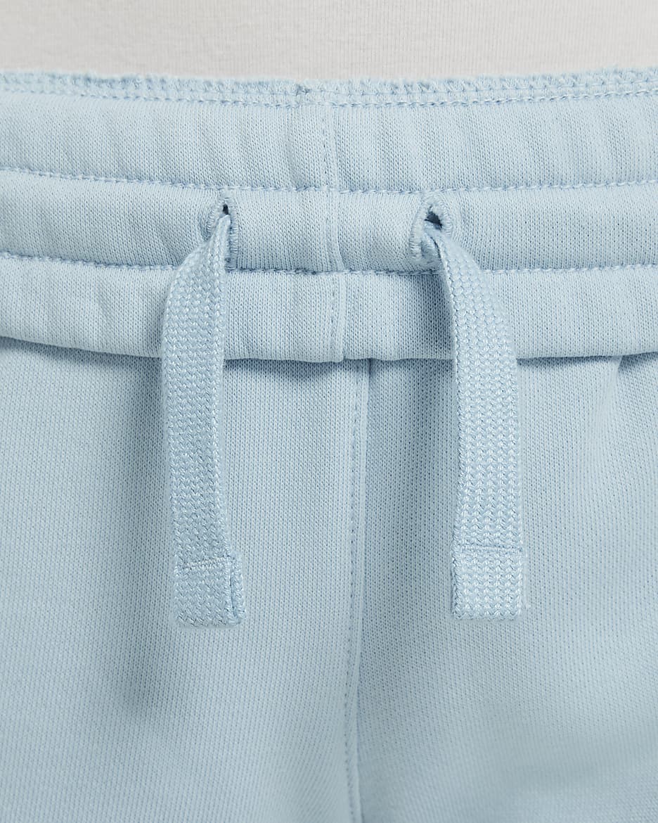 Shorts in French Terry Nike Sportswear Club Fleece – Ragazzo/a - Light Armory Blue/Bianco/Ashen Slate