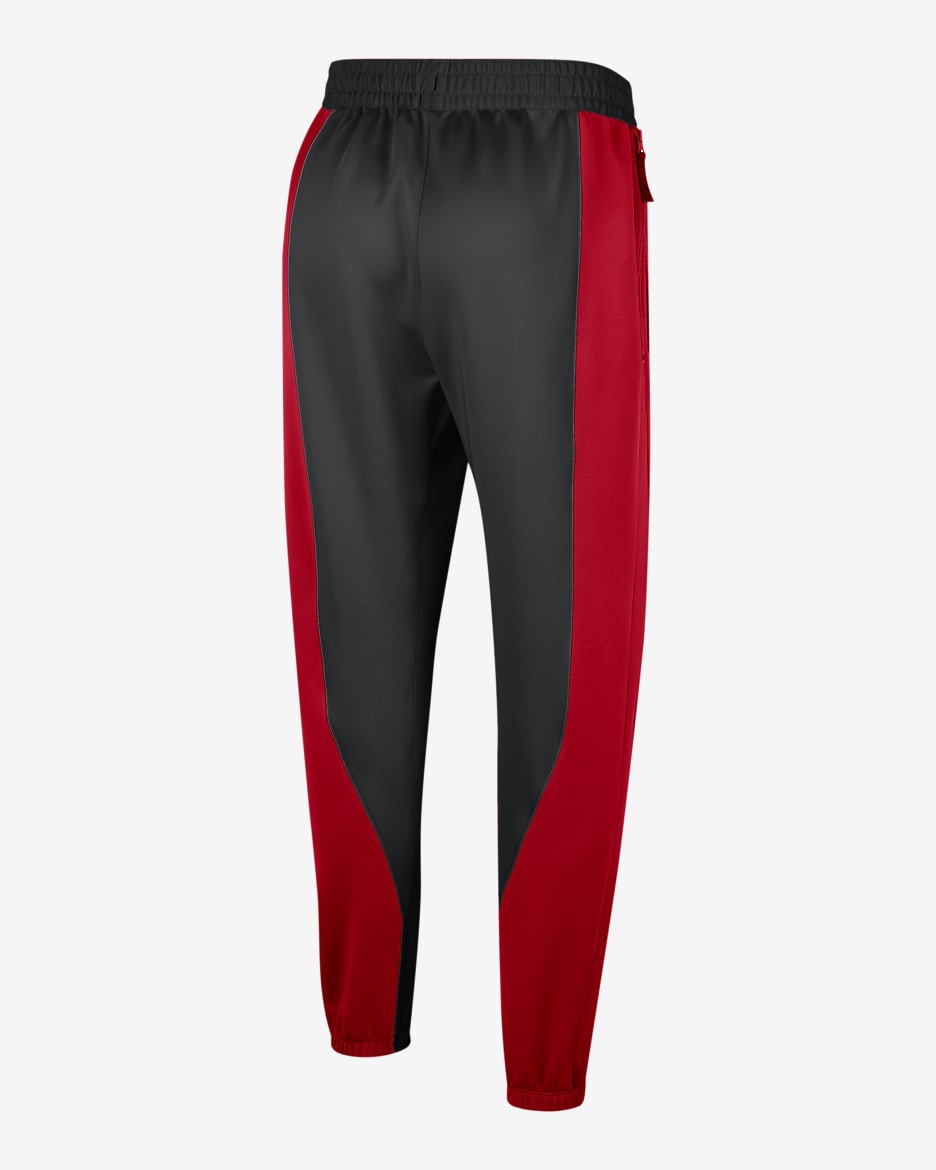 Chicago Bulls Showtime Men's Nike Dri-FIT NBA Trousers - University Red/Black