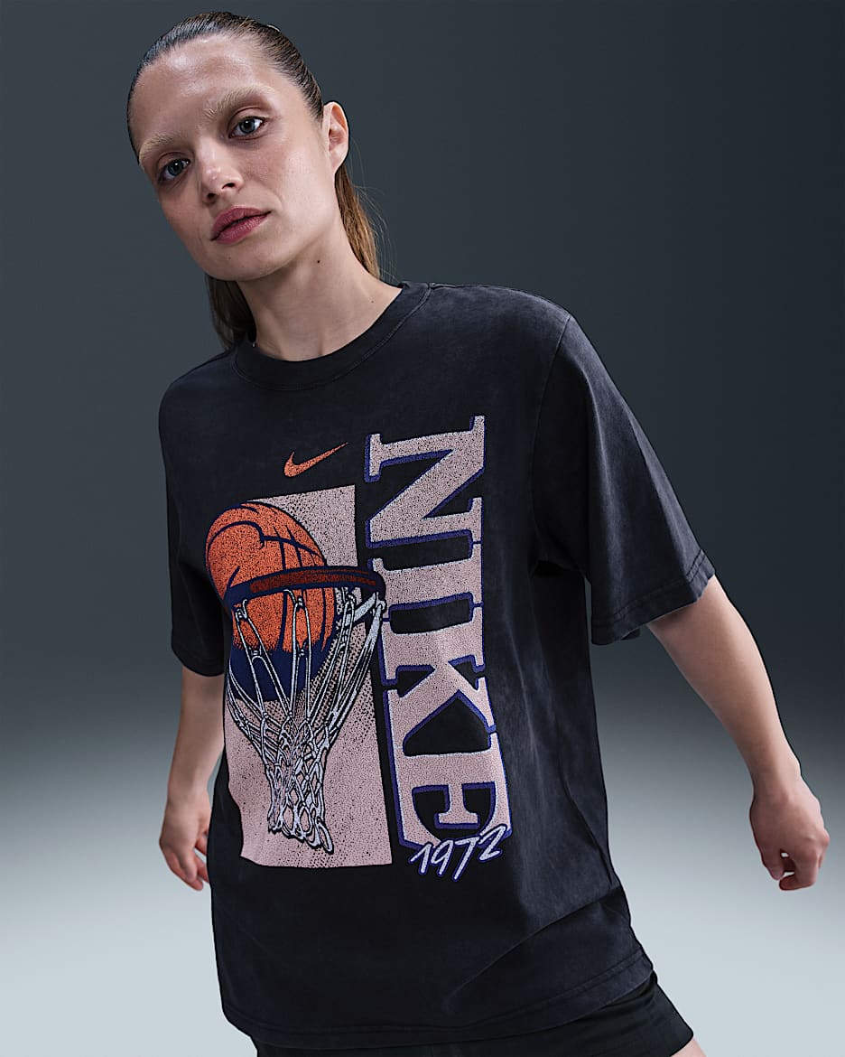 Playera de básquetbol para mujer Nike - Negro