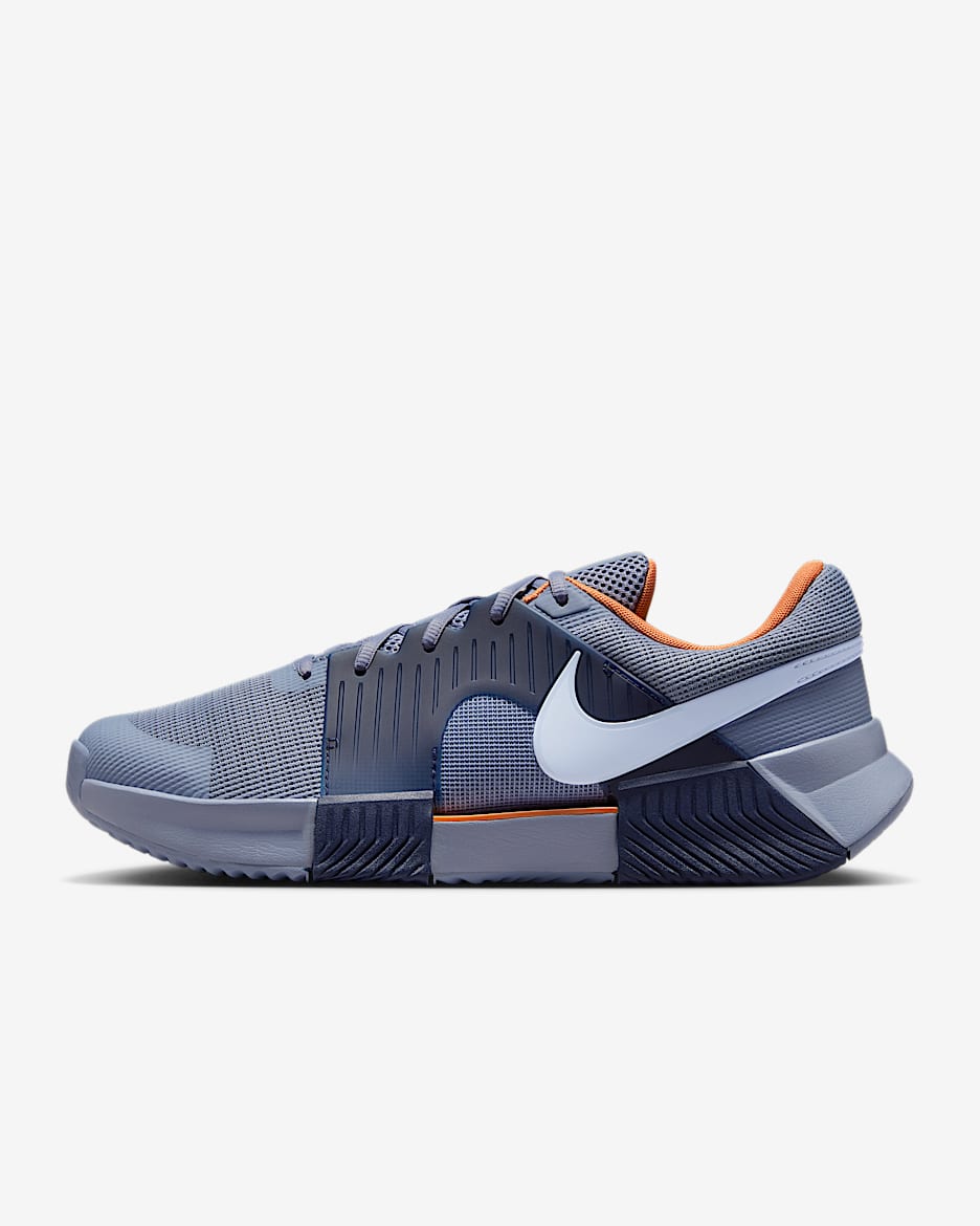 Nike Zoom GP Challenge 1 Men's Clay Court Tennis Shoes - Ashen Slate/Obsidian/Marrakesh/Football Grey