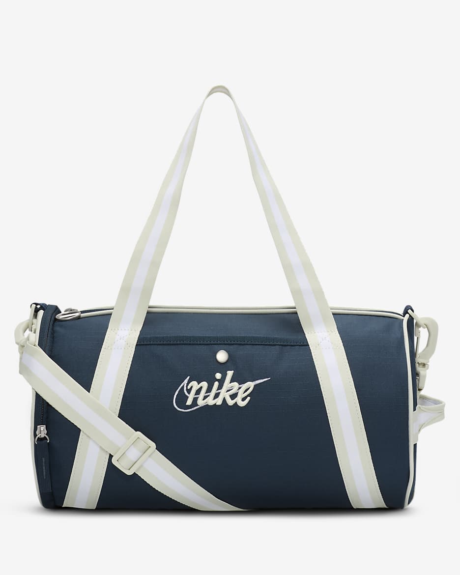 Nike Heritage Retro Duffel Bag (13L) - Armoury Navy/Sea Glass/White