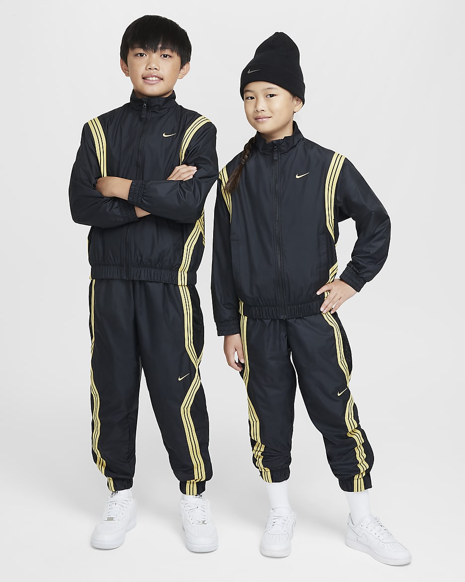 Nike Crossover Older Kids' Repel Basketball Trousers - Black/Infinite Gold