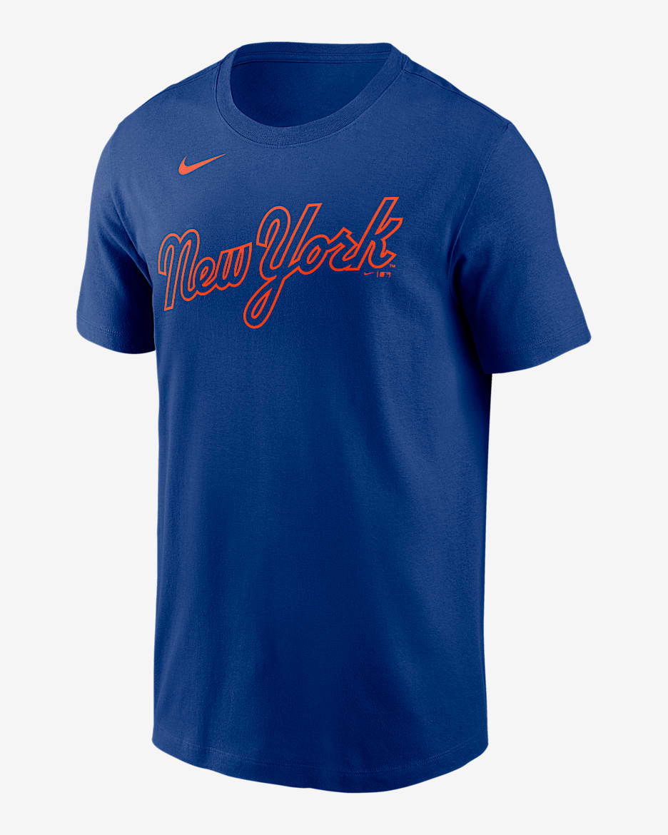 Kodai Senga New York Mets Fuse Men's Nike MLB T-Shirt - Rush Blue