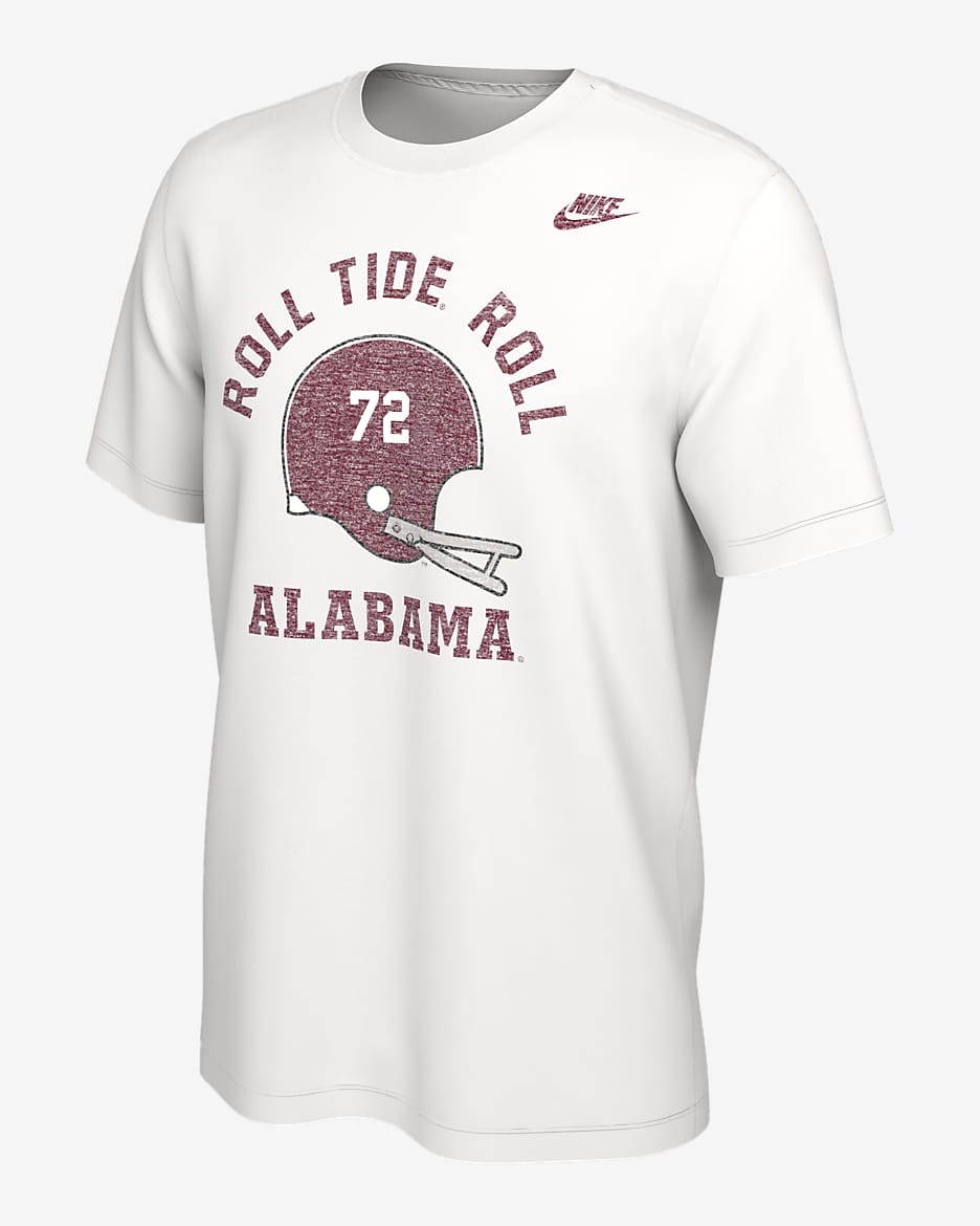 Alabama Men's Nike College T-Shirt - White