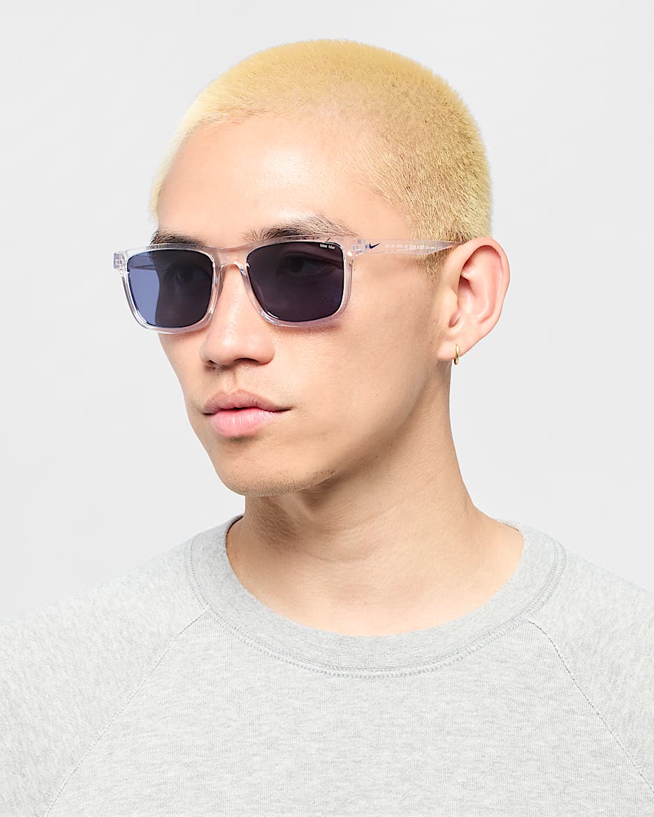 Nike Vital Core Polarized Sunglasses - Clear/Blue
