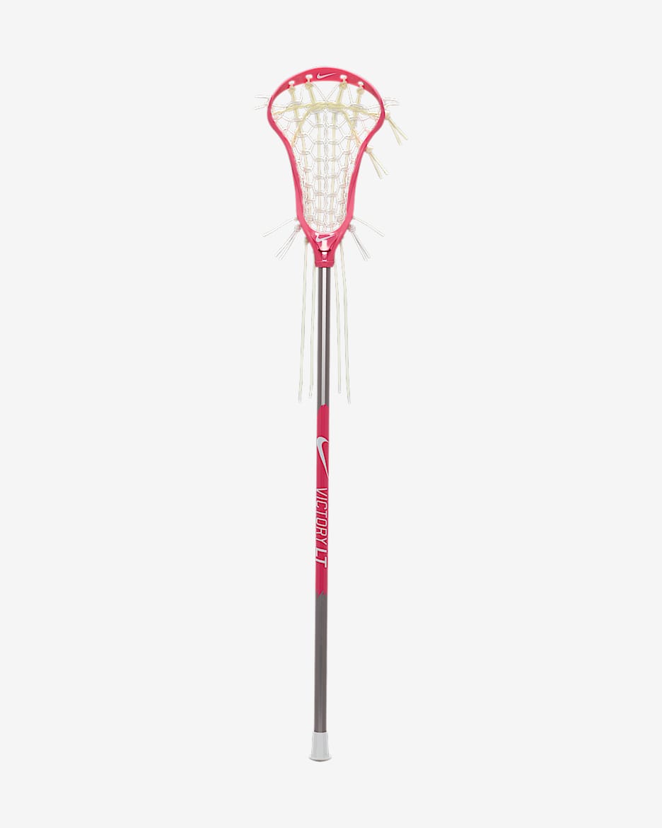 Palo completo de lacrosse para niños grandes Nike Victory LT - Rosa