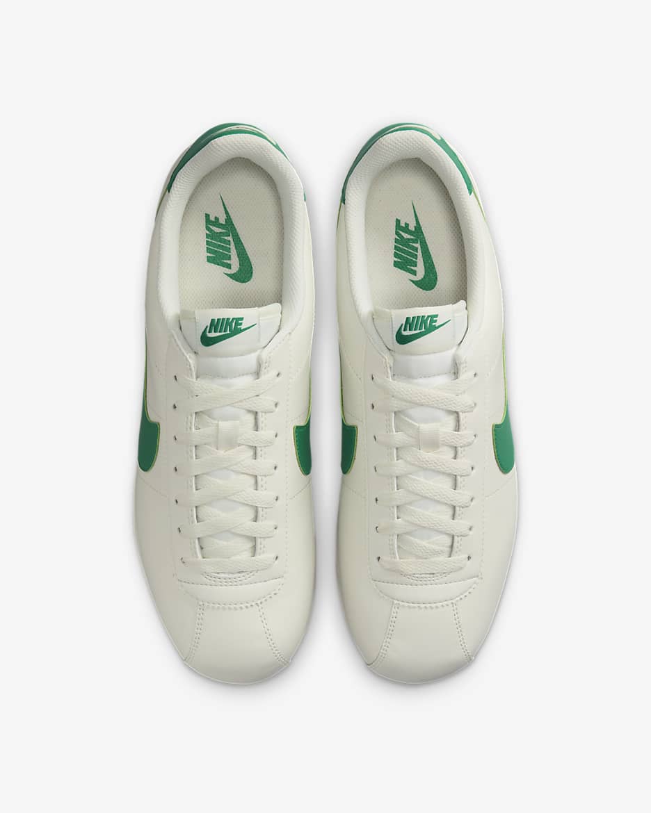 Nike Cortez 男鞋 - Sail/Stadium Green